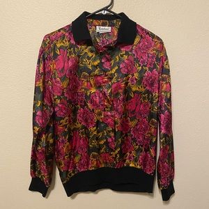 Vintage Notations Floral Blouse
